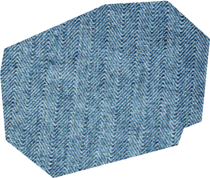 Cutout Scanned Denim